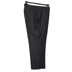 LOUIS RAPHAEL Men's TAILORED DRESS PANTS Charcoal Gray Size 42 x 30